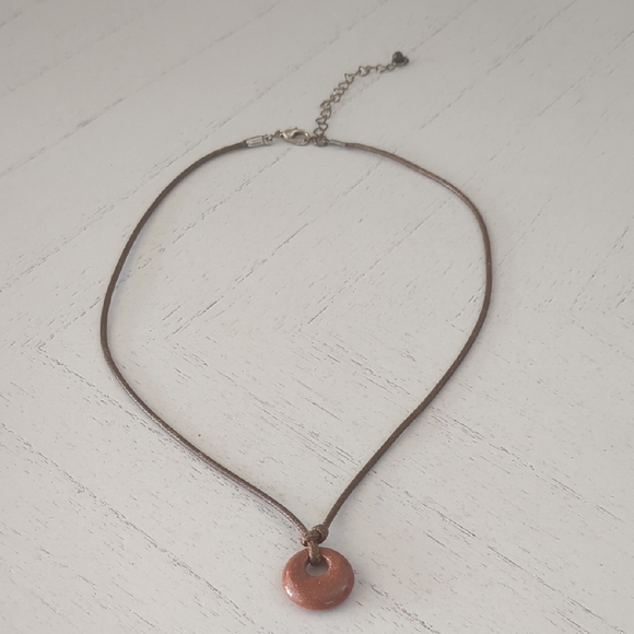 Jewelry - New Detachable PU Leather Chinese Feng Shui Amulet Pendant Necklace